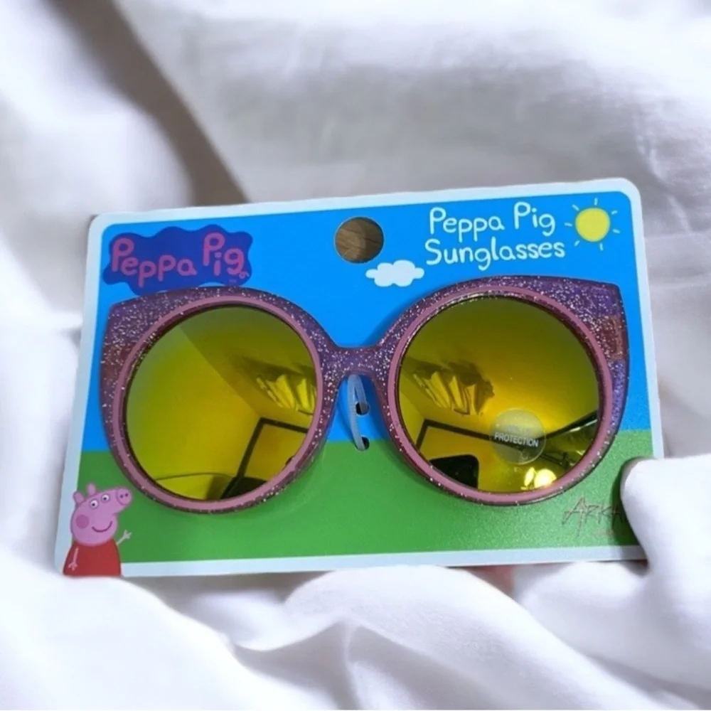 Peppa Pig Sunglasses NWT 100% UV Protection Pink Kids